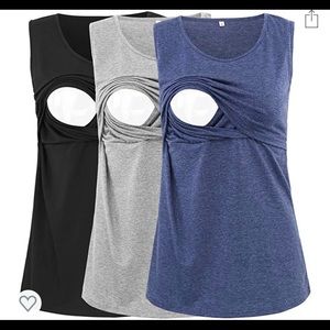 3 Nursing Tanks..Only one has been worn once